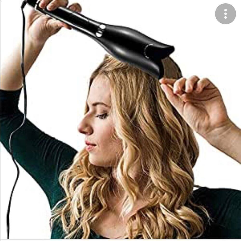 CHI SPIN N CURL CURLING IRON‎ BLACK & SILVER